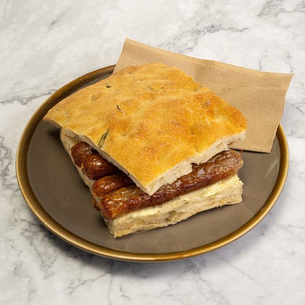 Breakfast Butty – Sausage Sandwich